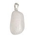 Vives de la Cortada Pendentif en quartz laiteux plaqué rhodium