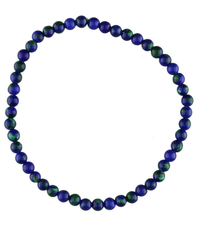 Azurite com Pulseira Extra Malaquita de 4mm
