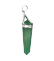 Bitermined Green Quartz in Silver Plating Pendant