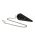 Faceted Shungite Pendulum