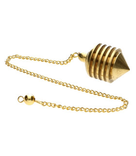 Telluric Pendulum 4 Pilhas de Bronze (PEND85)