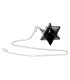 Pendolo di Shungite con Merkaba