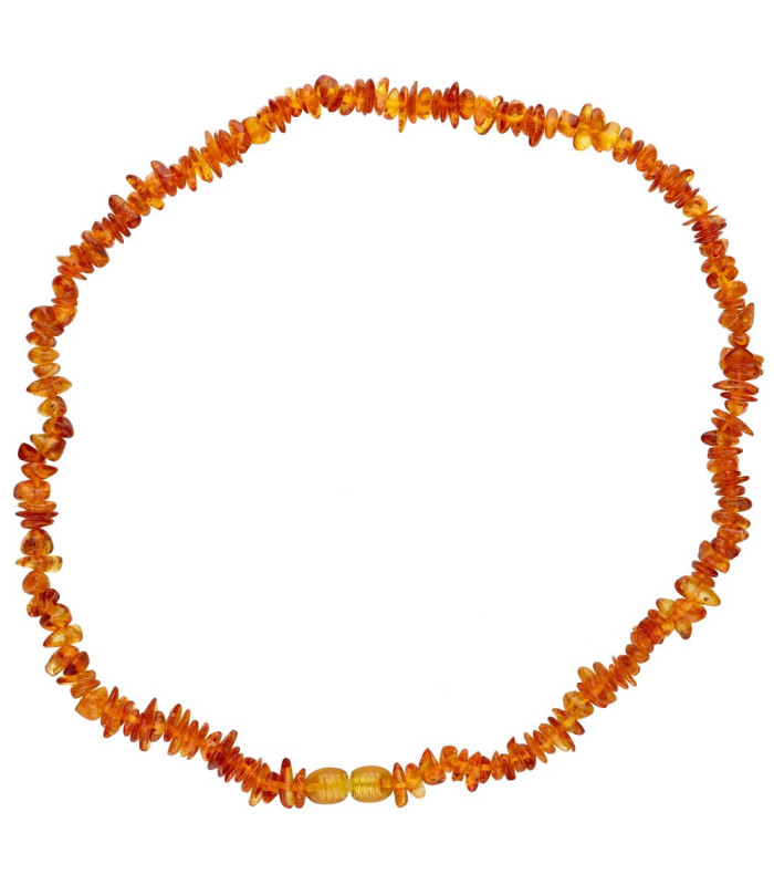Collana Chip di Ambra Scura di 45cm | Vives de la Cortada