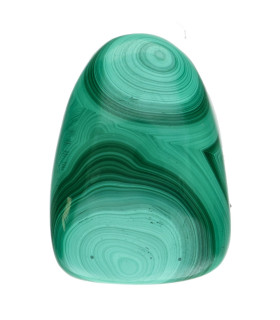Malachite Pendant with Flat Flat Pierced Rodado Malachite : Vives de la Cortada