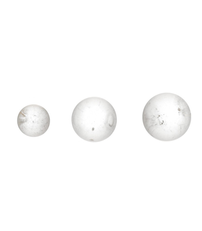 Esfera pequeña de Cuarzo Blanco 2cm| Vives de la Cortada
