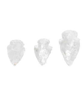 Pointe de flèche en quartz : Vives de la Cortada