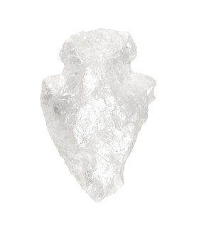 Pointe de flèche en quartz
