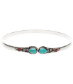 Pulseira com Banho de Prata -B27-