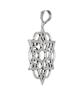 Pendentif plaqué argent -C40-