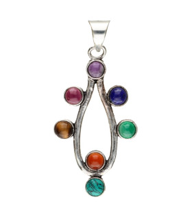 Silver Plated Pendant -C47- -C47-