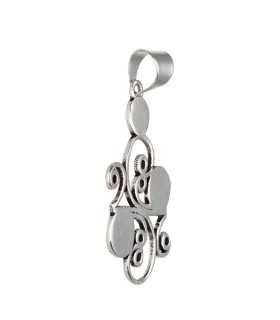 Silver Plated Pendant -C51-