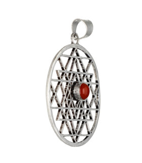 Silver Plated Pendant -C55-
