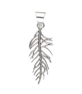 Pendentif plaqué argent -C59-