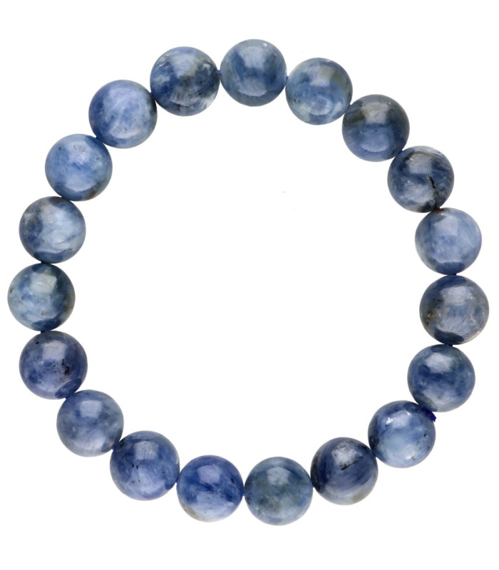 Bracelet de cyanite 10mm