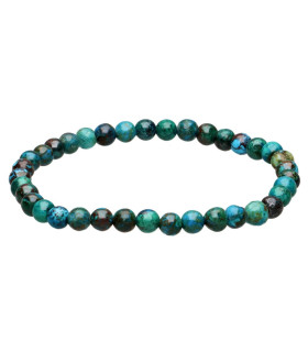 Crisocolla Reforçada de 4 mm Pulseira Infantil