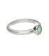 Anello Cerchio di Opale Piccolo in Argento Sterling 925