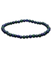 Azurite bracelet with Potentized Malachite 4mm
