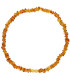 Collier d'écailles d'ambre clair