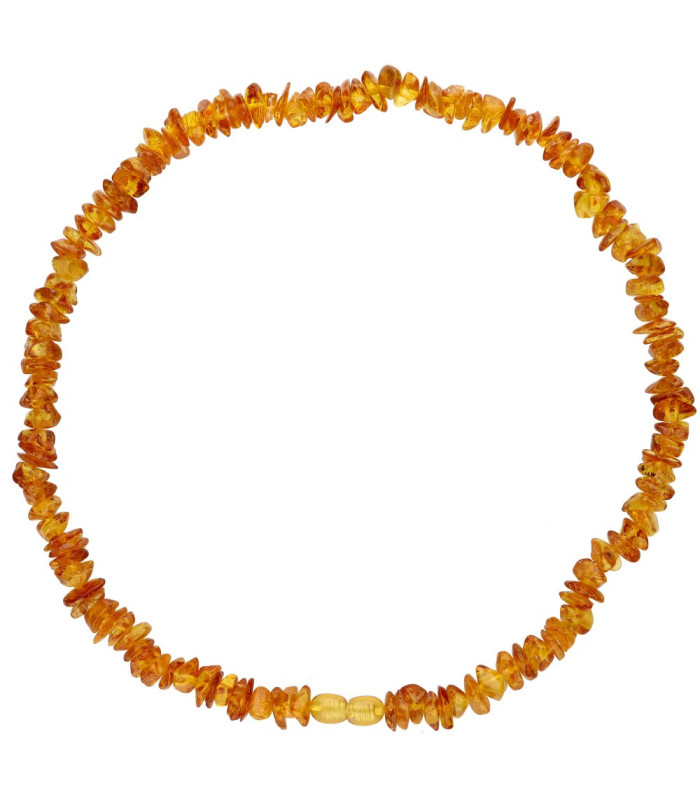 Collar Chip de Ámbar Claro
