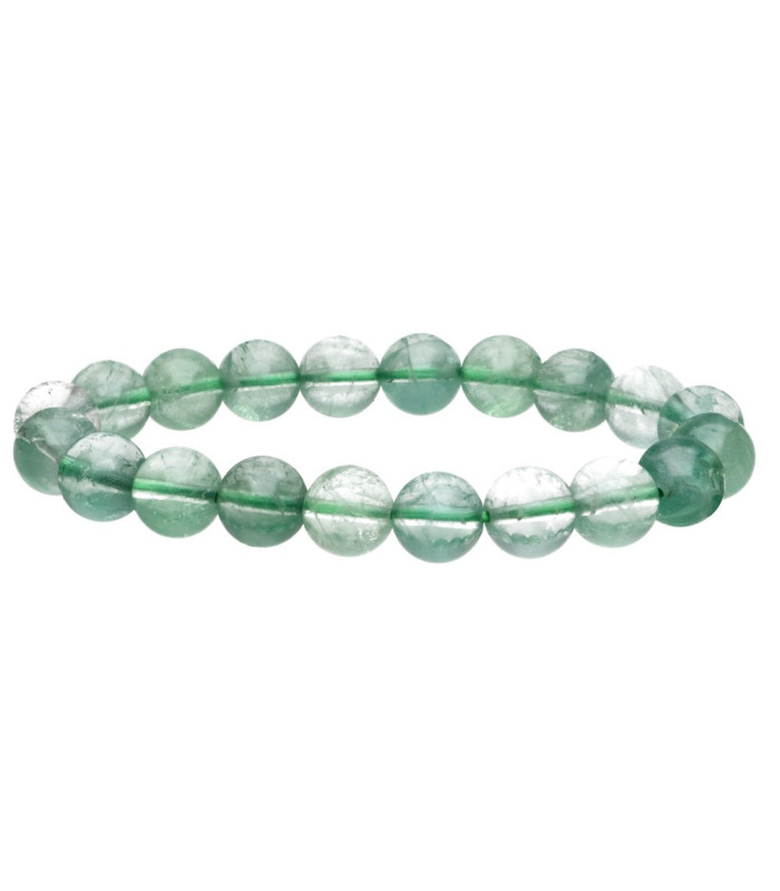 Bracciale in Fluorite Verde 10mm