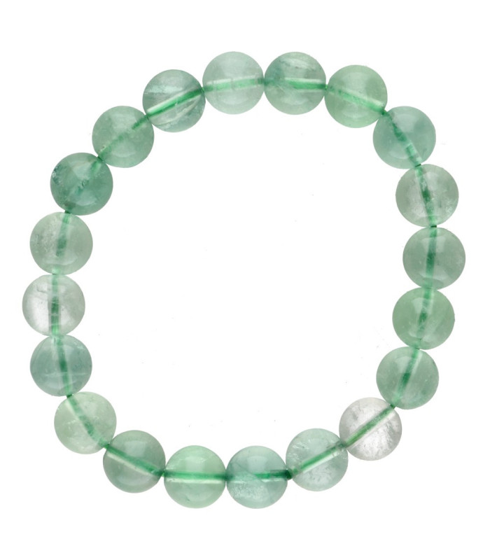 Bracciale in Fluorite Verde 10mm