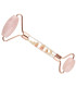 Rose Quartz Massager with Double Roller and Flowers