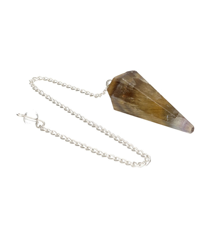 Pêndulo Arco-íris Facetado de Fluorite (74)