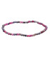 Multicolor Faceted Sapphire Bracelet 3mm | Natural and Elegant Jewelry
