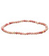 Pulseira Facetada de Rodonite 3mm: Elegância e Energia Natural