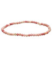 Pulseira Facetada de Rodonite 3mm