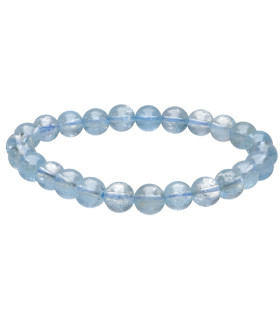 Bracciale Topazio Blu 8mm: Eleganza e Energia Naturale