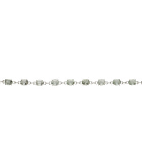 Bracciale in Amatista Verde in Argento Sterling 925