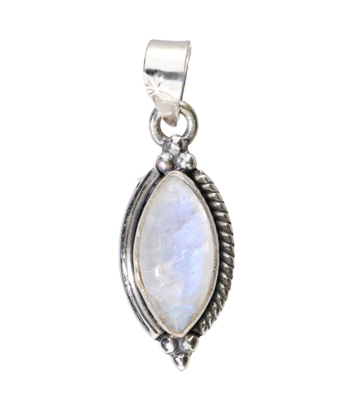 Ciondolo Occhio di Pietra Luna in Argento Sterling 925 -B