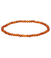 Faceted Carnelian Bracelet 3mm