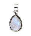 Pendentif pierre de lune moyenne en argent 925
