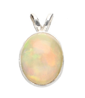 925 Sterling Silver Opal Pendant