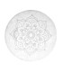 Placa Circular de Selenita Mandala Extra