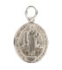 Médaille de Saint Benoît en argent 925