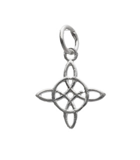 Pendente Nodo di Strega Mini in Argento Sterling 925