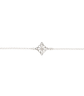 Bracciale Nodo di Strega in Argento Sterling 925