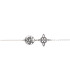 Bracciale Nodo di Strega e Tetragramma Grande in Argento Sterling 925