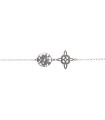 Witch's Knot and Tetragrammaton Bracelet in 925 Sterling Silver