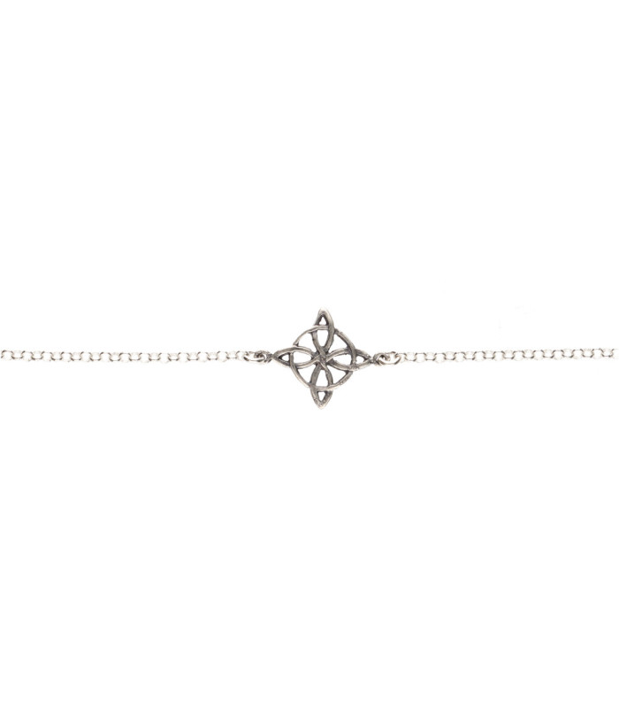 Small Witch Knot Bracelet in Sterling Silver 925