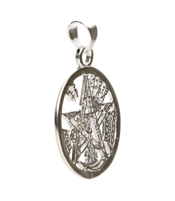 Ciondolo Tetragrammaton Grande in Argento Sterling 925