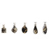 Dendritic Agate Oval Pendant in Sterling Silver 925
