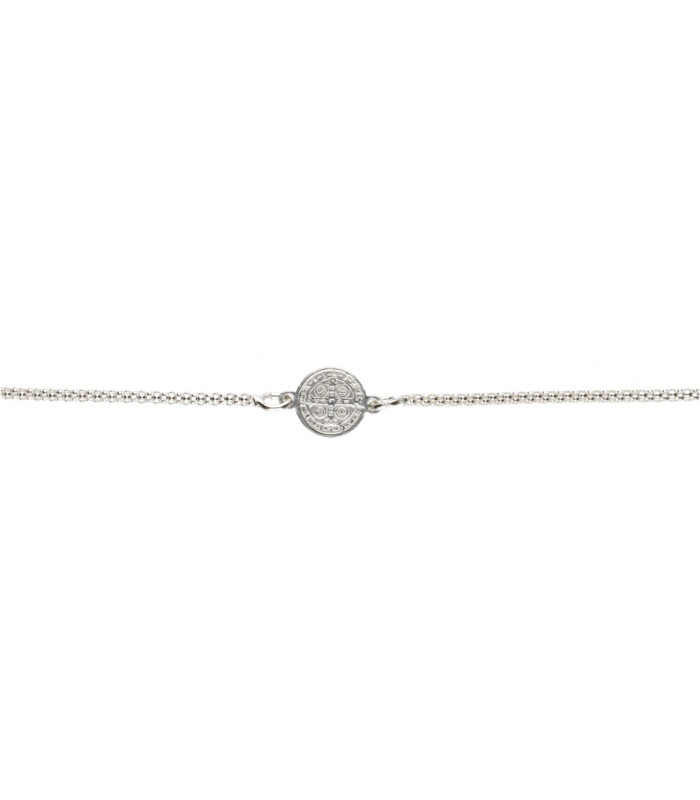 925 Sterling Silver St. Benedict Bracelet
