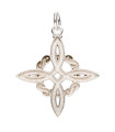925 Sterling Silver Witch's Knot Pendant
