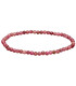 Pulseira de turmalina rosa 4mm