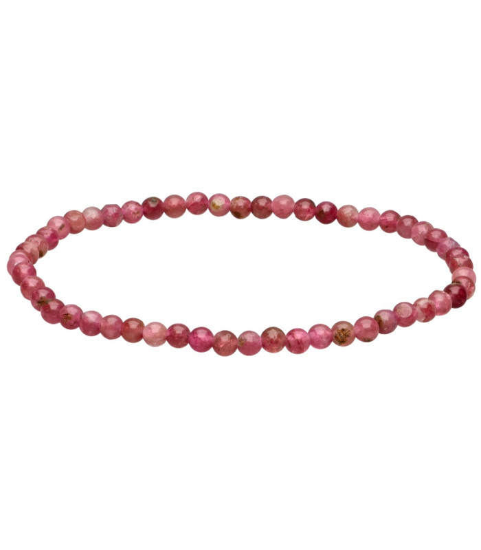 Bracciale di Tormalina Rosa 4mm