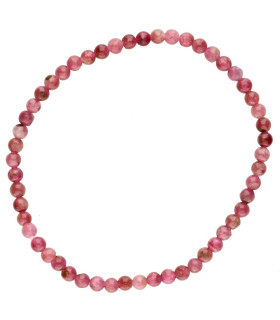Bracciale di Tormalina Rosa 4mm